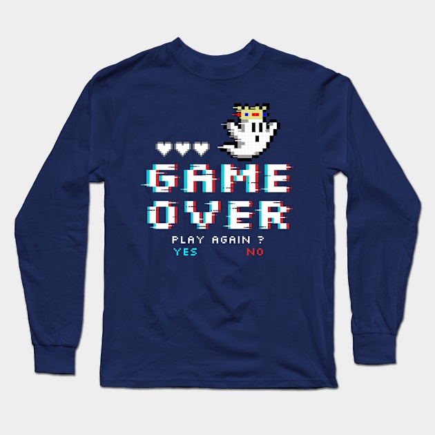 Game Over Long Sleeve T-Shirt by Bongonation